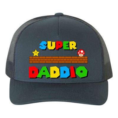 Super Daddio Retro Video Game Yupoong Adult 5-Panel Trucker Hat