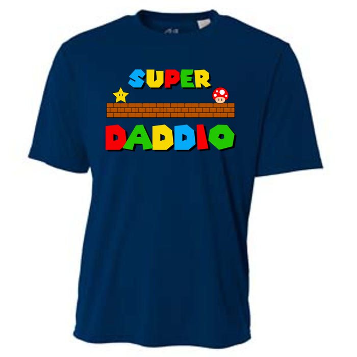 Super Daddio Retro Video Game Cooling Performance Crew T-Shirt