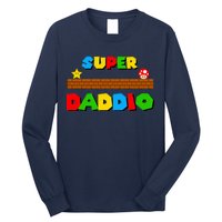 Super Daddio Retro Video Game Long Sleeve Shirt