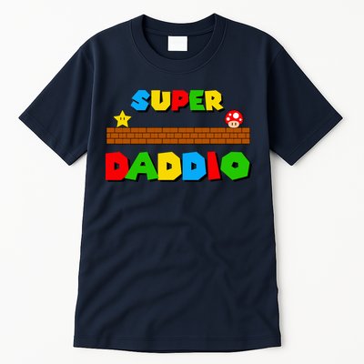 Super Daddio Retro Video Game Tall T-Shirt
