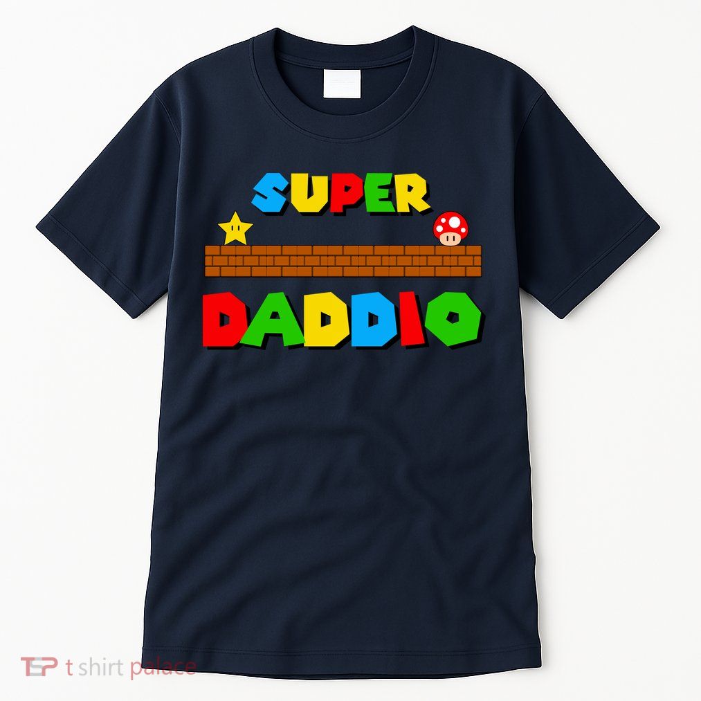 Super Daddio Retro Video Game Tall T-Shirt