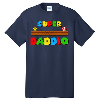 Super Daddio Retro Video Game Tall T-Shirt