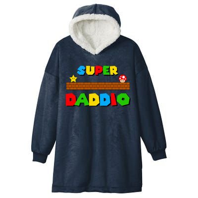 Super Daddio Retro Video Game Hooded Wearable Blanket