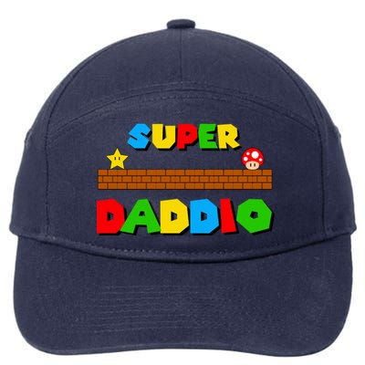 Super Daddio Retro Video Game 7-Panel Snapback Hat