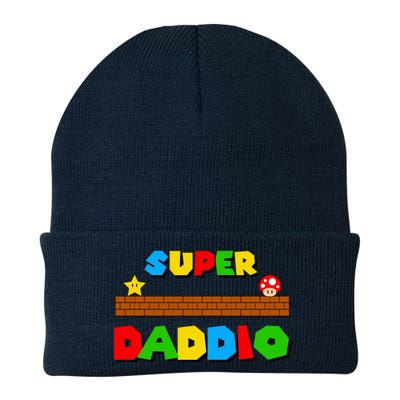 Super Daddio Retro Video Game Knit Cap Winter Beanie