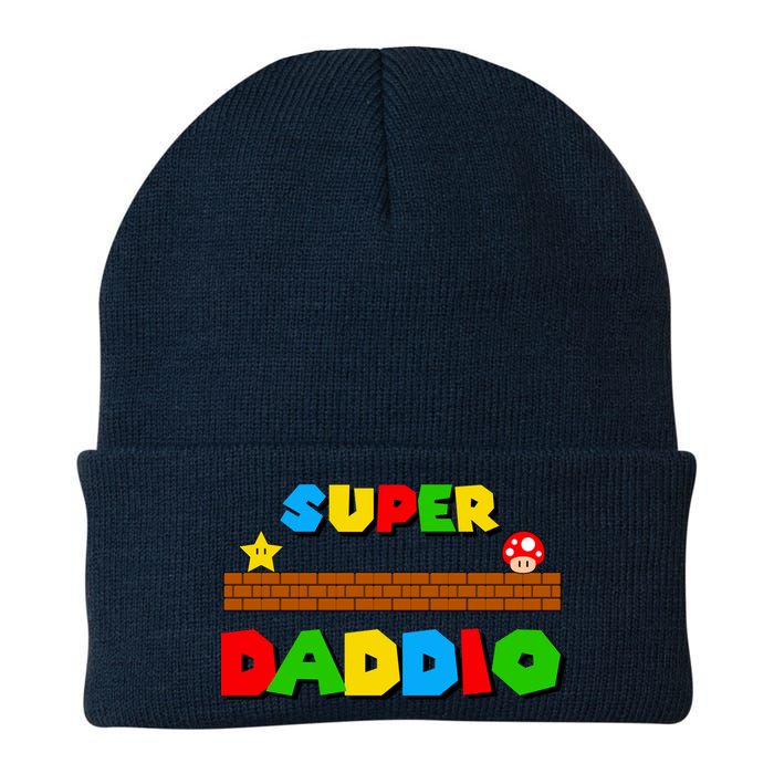 Super Daddio Retro Video Game Knit Cap Winter Beanie