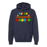 Super Daddio Retro Video Game Premium Hoodie