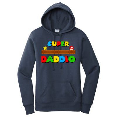 Super Daddio Retro Video Game Women's Pullover Hoodie