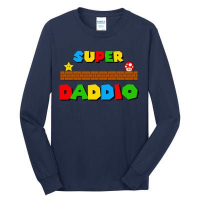 Super Daddio Retro Video Game Tall Long Sleeve T-Shirt