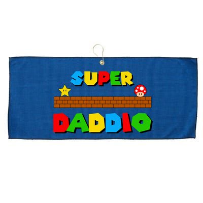 Super Daddio Retro Video Game Large Microfiber Waffle Golf Towel