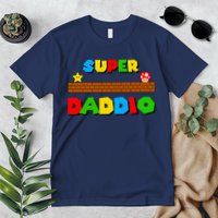 Super Daddio Retro Video Game Premium T-Shirt