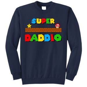 Super Daddio Retro Video Game Tall Sweatshirt