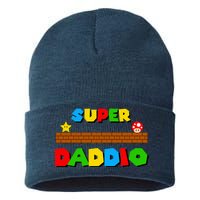 Super Daddio Retro Video Game Sustainable Knit Beanie