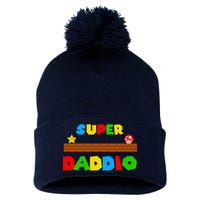 Super Daddio Retro Video Game Pom Pom 12in Knit Beanie