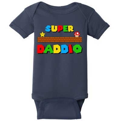 Super Daddio Retro Video Game Baby Bodysuit
