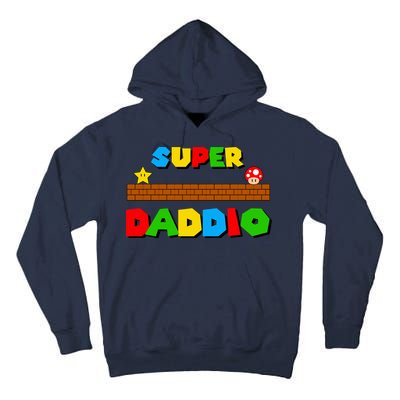 Super Daddio Retro Video Game Tall Hoodie