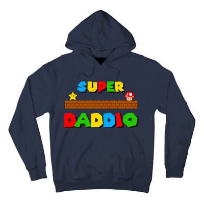 Super Daddio Retro Video Game Tall Hoodie