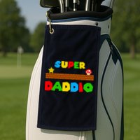 Super Daddio Retro Video Game Golf Towel