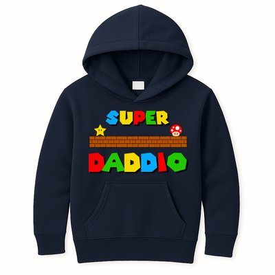 Super Daddio Retro Video Game Kids Hoodie