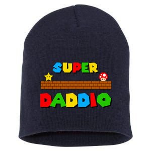 Super Daddio Retro Video Game Short Acrylic Beanie