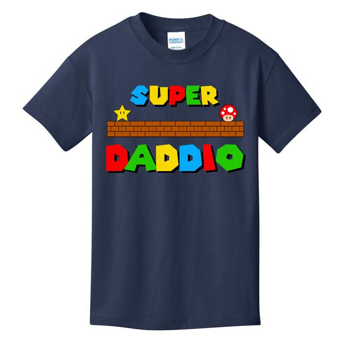 Super Daddio Retro Video Game Kids T-Shirt