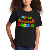 Super Daddio Retro Video Game Kids T-Shirt