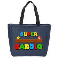 Super Daddio Retro Video Game Zip Tote Bag