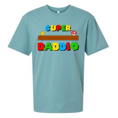 Super Daddio Retro Video Game Sueded Cloud Jersey T-Shirt