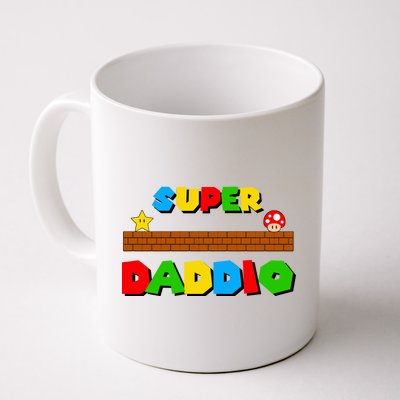 Super Daddio Retro Video Game Coffee Mug