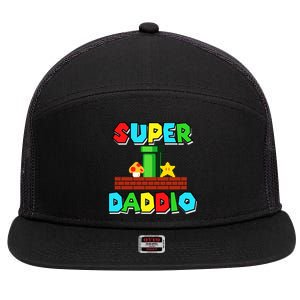 Super Dadio 7 Panel Mesh Trucker Snapback Hat