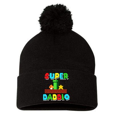 Super Dadio Pom Pom 12in Knit Beanie