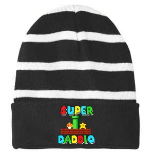 Super Dadio Striped Beanie with Solid Band