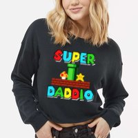 Super Dadio Cropped Pullover Crew