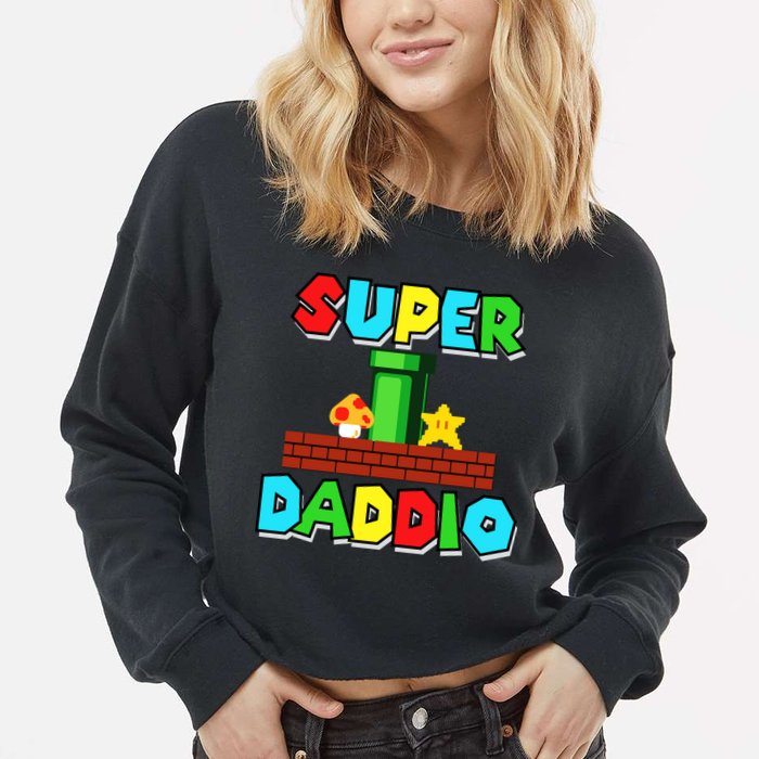 Super Dadio Cropped Pullover Crew
