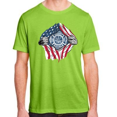 Super Fireman USA Adult ChromaSoft Performance T-Shirt