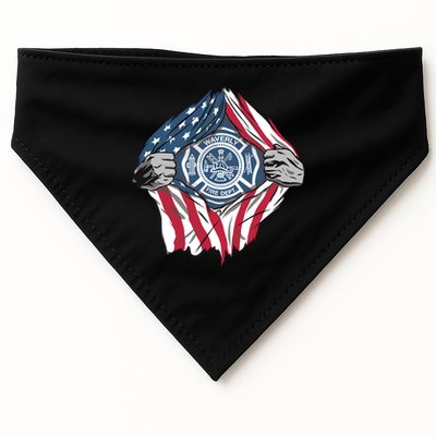 Super Fireman USA USA-Made Doggie Bandana