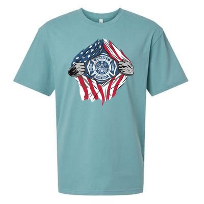 Super Fireman USA Sueded Cloud Jersey T-Shirt