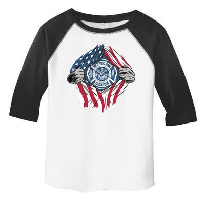 Super Fireman USA Toddler Fine Jersey T-Shirt