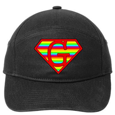 Super Gay Logo 7-Panel Snapback Hat