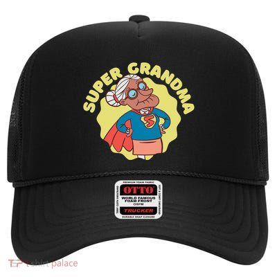 Super Grandma High Crown Mesh Back Trucker Hat