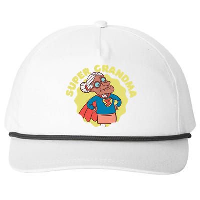 Super Grandma Snapback Five-Panel Rope Hat