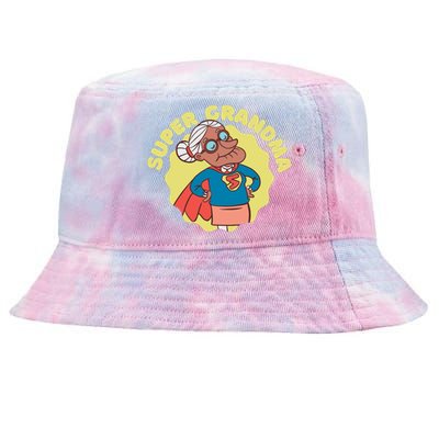 Super Grandma Tie-Dyed Bucket Hat