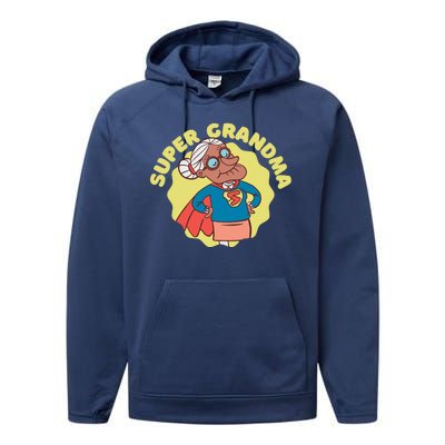 Super Grandma Performance Fleece Hoodie