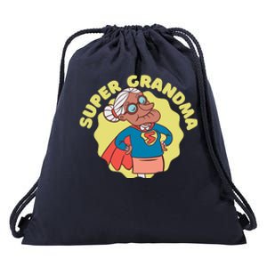 Super Grandma Drawstring Bag