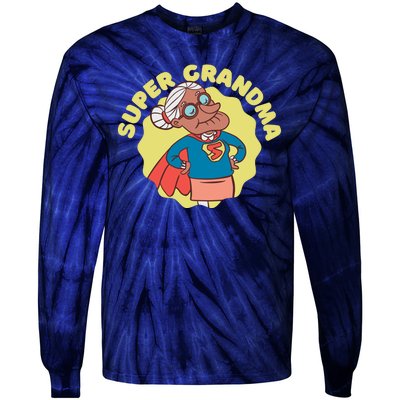 Super Grandma Tie-Dye Long Sleeve Shirt