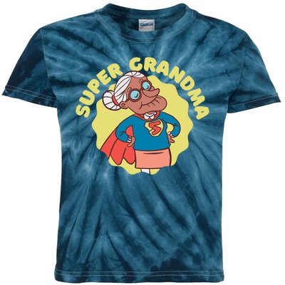 Super Grandma Kids Tie-Dye T-Shirt