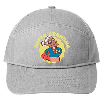 Super Grandma 7-Panel Snapback Hat