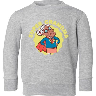 Super Grandma Toddler Sweatshirt