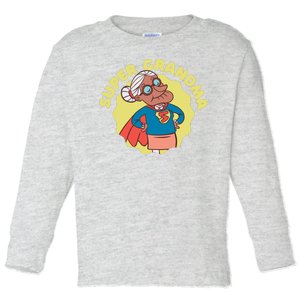 Super Grandma Toddler Long Sleeve Shirt