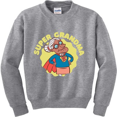 Super Grandma Kids Sweatshirt